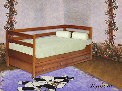 Кровать деревянная детская Кадет