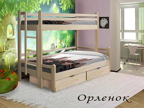 Кровать деревянная детская Орленок